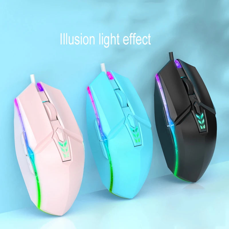 USB Wired Gaming Mouse with Backlight