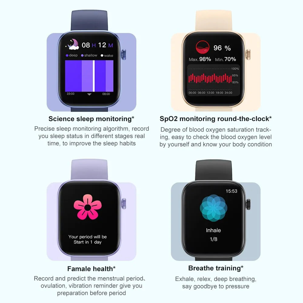 Voice Calling Smartwatch with Health Monitoring