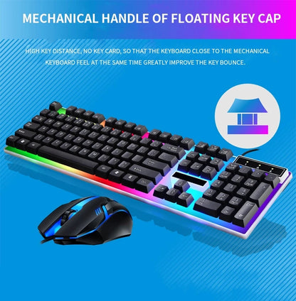 USB Wired Keyboard Mouse Set