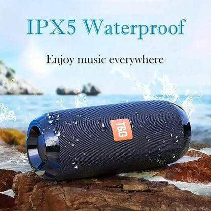 Waterproof Bluetooth 5.3 Speaker with FM Support