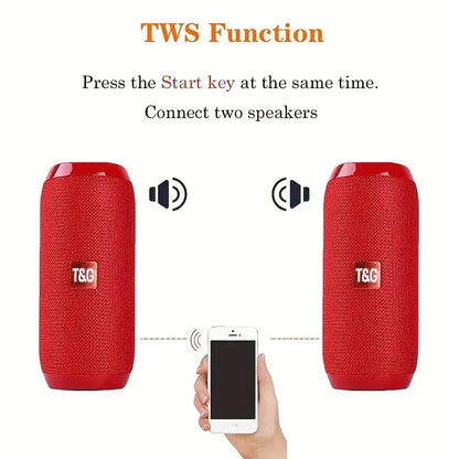 Waterproof Bluetooth 5.3 Speaker with FM Support