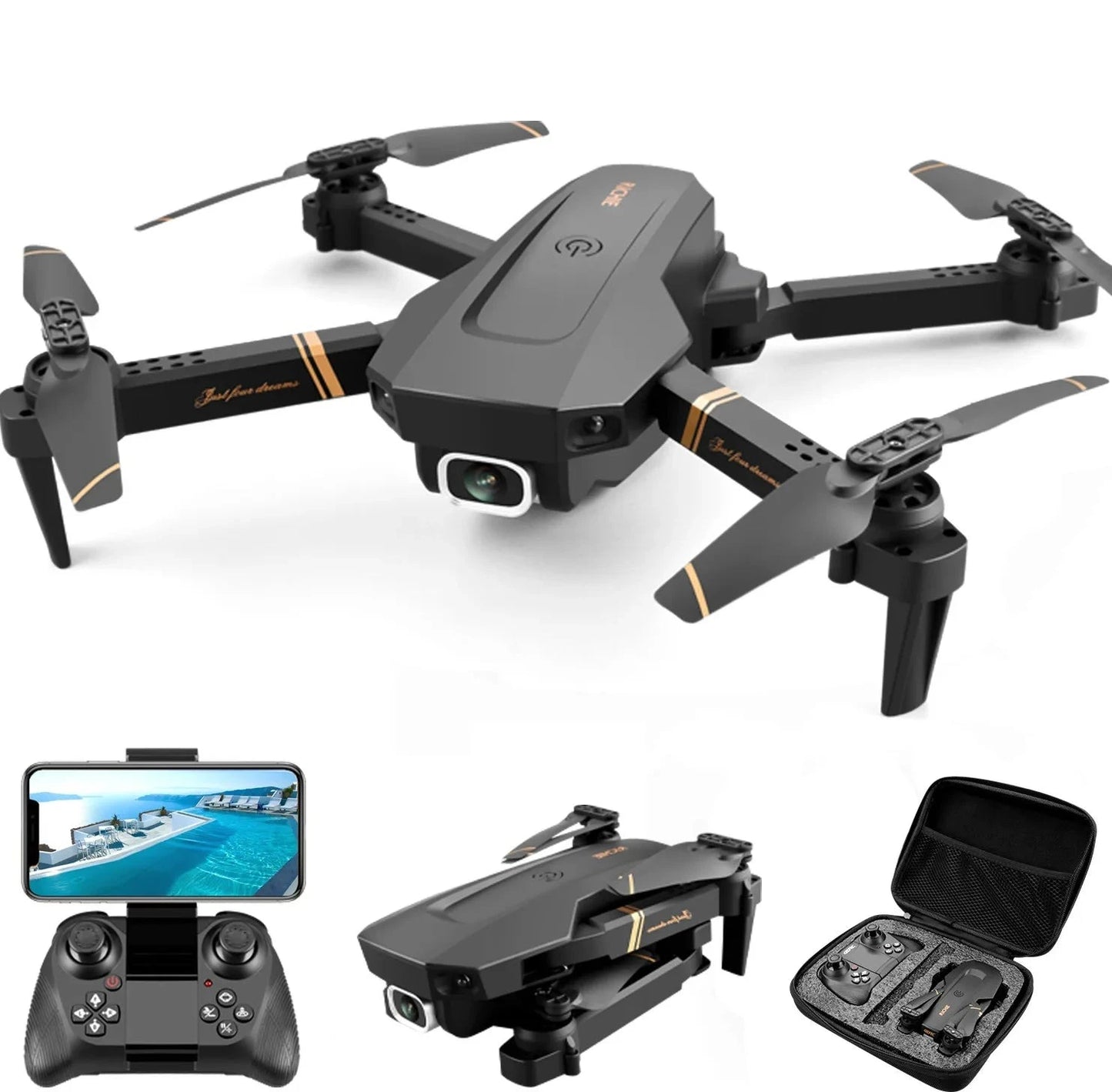 V4 4K/1080P RC Drone with HD Camera