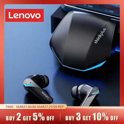 Lenovo GM2 Pro Bluetooth 5.3 Earphones Sports Headset Wireless In-Ear Gaming Low Latency Dual Mode Music Headphones New