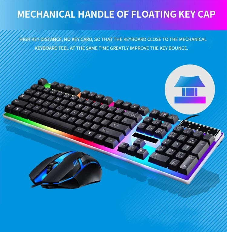 USB Wired Keyboard Mouse Set